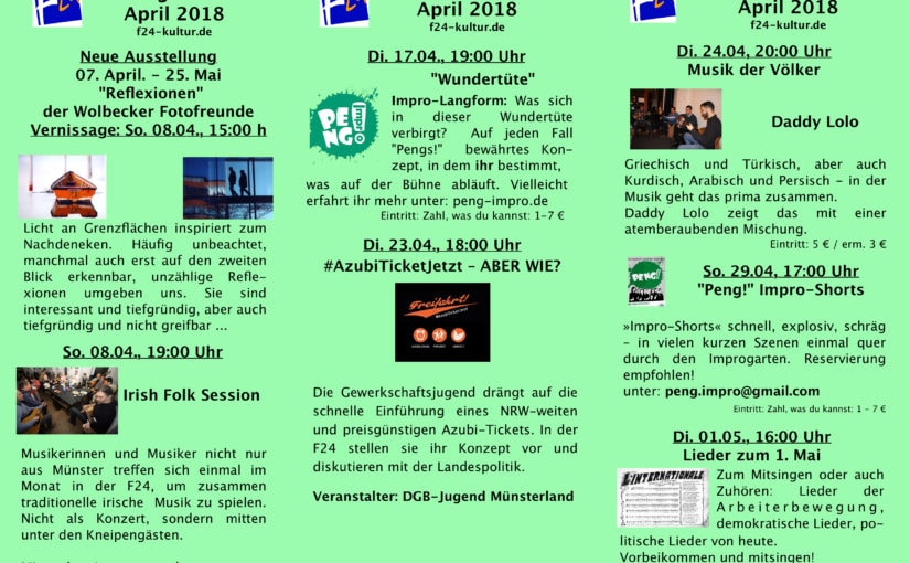 Das April-Programm im Überblick