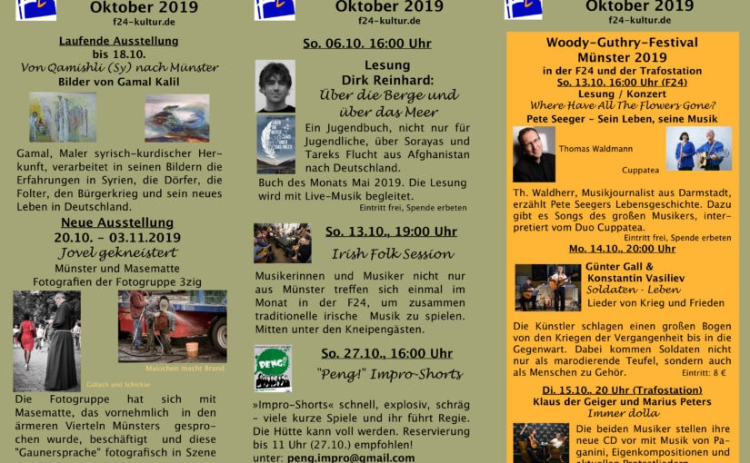 Kulturprogramm  Oktober 2019